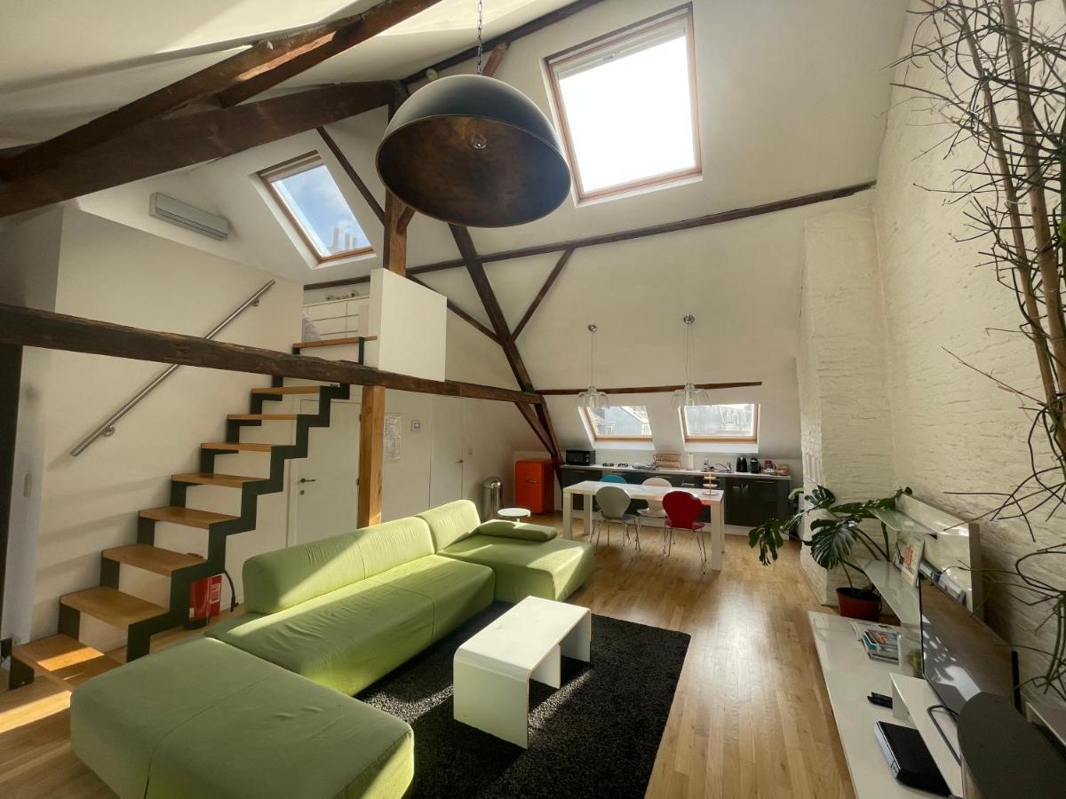 Spacious Loft In The Historical Centre Ghent Luaran gambar